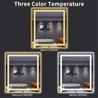 LOAAO 32"X36" LED Bathroom Mirror - Image 5