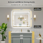 40x36 Inch LED Bathroom Mirror - Image 2
