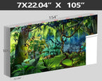 XMPMBM-Cartoon Plant Dreamy Forest Fabric Wallpaper Botanical Woodland Nursery - Image 4