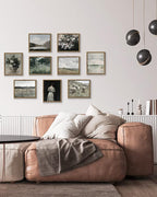 InSimSea Meadow with Flowers Painting Wall Art Prints, Classical Scenery - Image 2