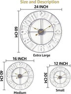 Sorbus Large Wall Clock for Living Room Decor - Image 7