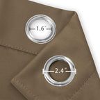 LEMOMO Brown Thermal Blackout Curtains/52 x 54 Inch/Set of 2 Panels Room - Image 5