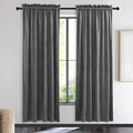 NICETOWN Living Room Grey Velvet Curtains, Sound and Sunlight Reducing Heavy by NICETOWN