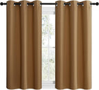 NICETOWN Sleek Blackout Curtains 50 inches Length - Image 2