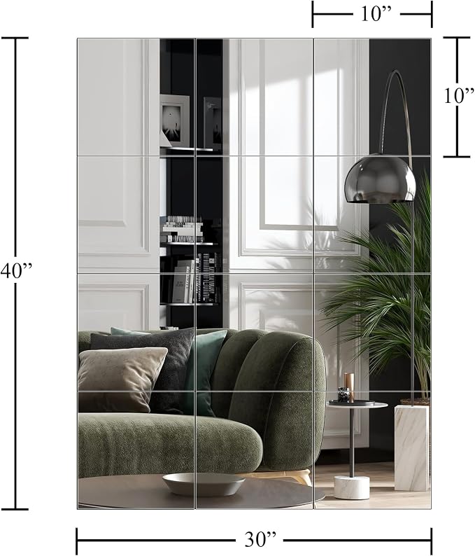 Ruomeng Home Gym Mirror Tiles - Image 3