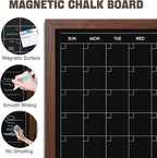4 THOUGHT Monthly Calendar Chalkboard - Image 2