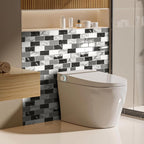 Art3d Peel and Stick Black White Grey Marble Wall Tiles – 12"x12" Thicker - Image 3