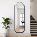 WallBeyond Arched Full Length Mirror Wall Mounted, Living Room, Hanging or by WallBeyond