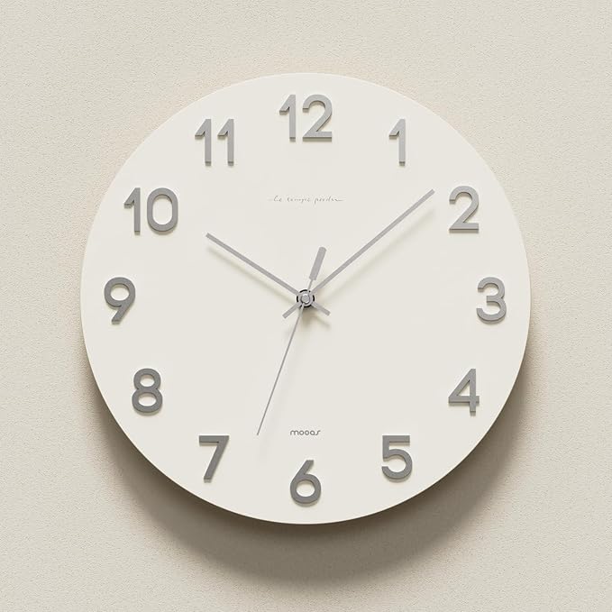 mooas 3D Numbers Modern Wall Clock by mooas