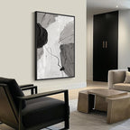 Extra Large Framed Abstract Wall Art - Image 2
