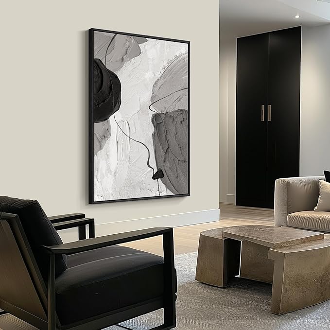 Extra Large Framed Abstract Wall Art - Image 2