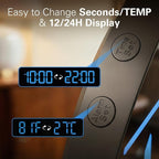 JALL 8" Large Digital Wall Clock - Image 8