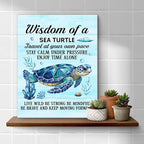 Sea Turtle Wall Art Decor Inspirational Wall Decor Posters Beach Themed - Image 4