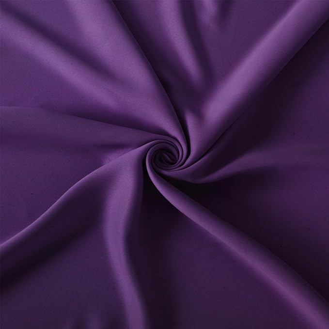 LEMOMO Purple Thermal Blackout Curtains/42 x 95 Inch/Set of 2 Panels Room - Image 5
