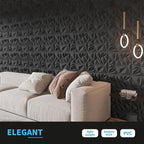 Art3d 33-Pack 3D Wall Panels for Interior Wall Decor, Modern Diamond Textured - Image 3
