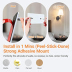 Peel and Stick Wall Sconces, Stick On Wall Sconce Set of 2, Battery Operated - Image 3