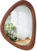 MAGFLERUM Irregular Wall Mirror, 15 * 10 inch Asymmetrical Wood Mirrors by Givetheroomuniquebeauty%EF%BC%81