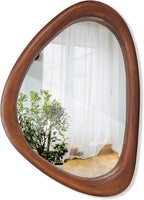 MAGFLERUM Irregular Wall Mirror, 15 * 10 inch Asymmetrical Wood Mirrors by Givetheroomuniquebeauty%EF%BC%81