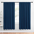 NICETOWN Window Curtains Blackout Drapes, Moroccan Blue, 1 Pair, 52 by 72-Inch by NICETOWN