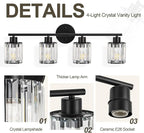 Crystal Bathroom Light Fixtures, Bathroom Lighting Fixtures Over Mirror - Image 4