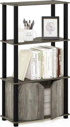 Furinno Brahms 4-Tier Multipurpose Bookcase/Bookshelf/Display Shelf/Display Rack by Furinno-FitsYourSpaceFitsYourBudget