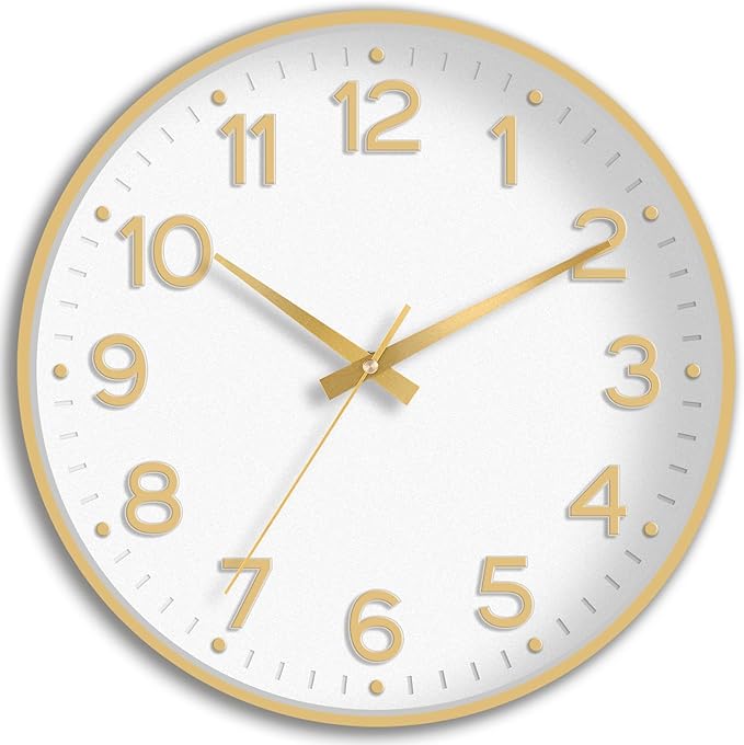 Roymnie Wall Clock, Silent Wall Clocks Battery Operated 8 Inch-Modern Non by Unknown