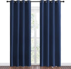 NICETOWN Navy Blackout Curtains 86" Long - Image 2