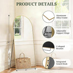 Mirror Full Length 56"x21" Full Body Floor Mirror - Image 4