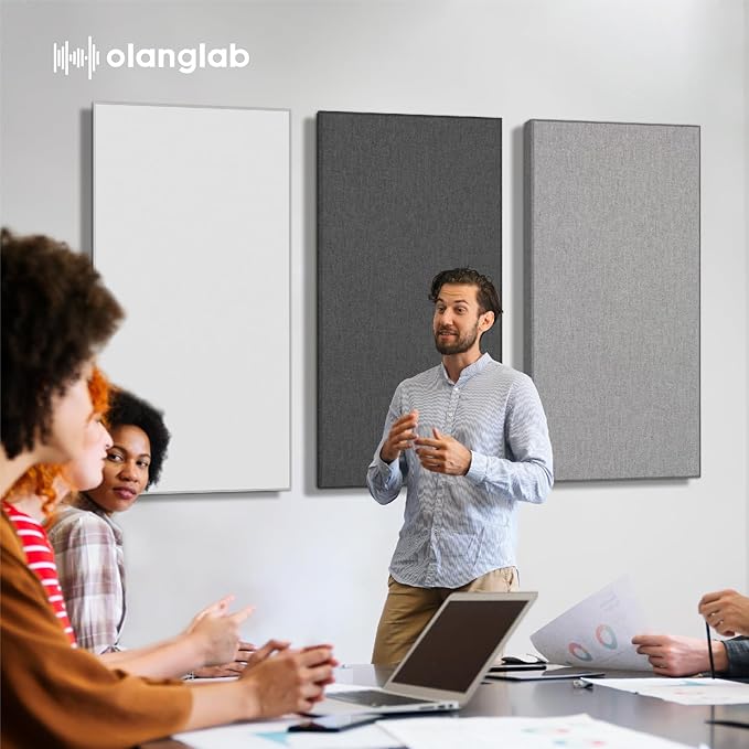 Olanglab Sound Acoustic Panels 2 Pack, Large Sound Proof Panels - Image 6