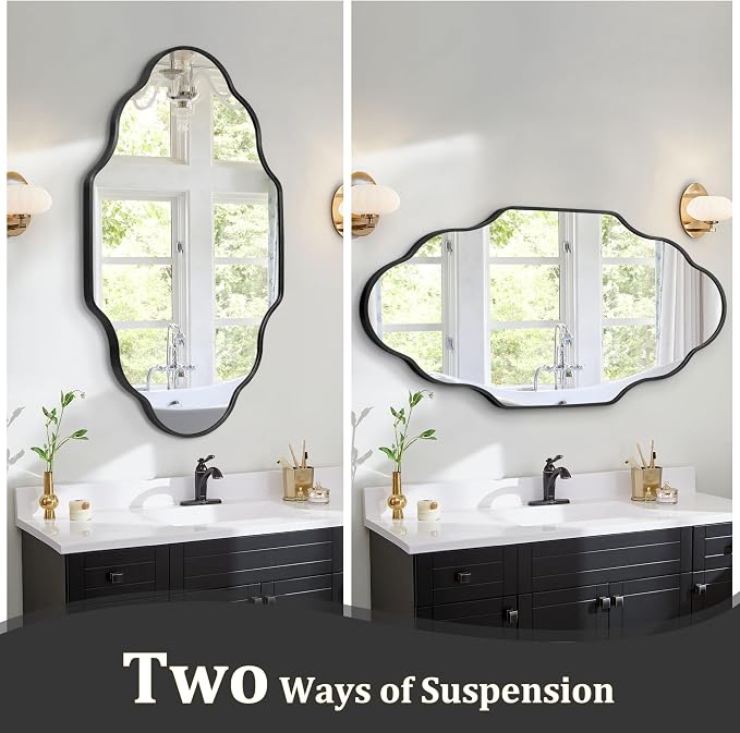 Scalloped Mirror for Bathroom - Image 4