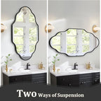 Scalloped Mirror for Bathroom - Image 4