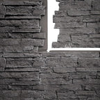 EverStone Acadia Ledge Faux Stone Panel, Graphite Color - Image 9