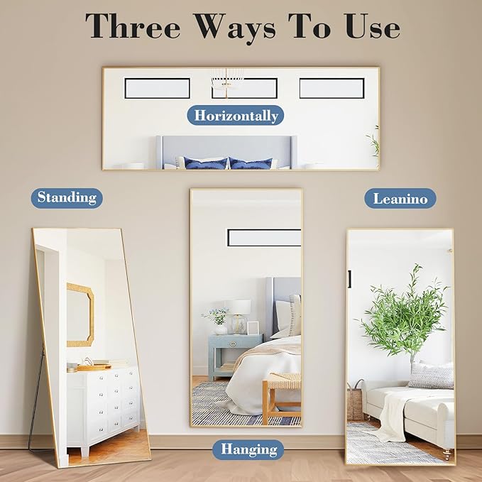 DUMOS 19"x58" Full Length Mirror - Image 6