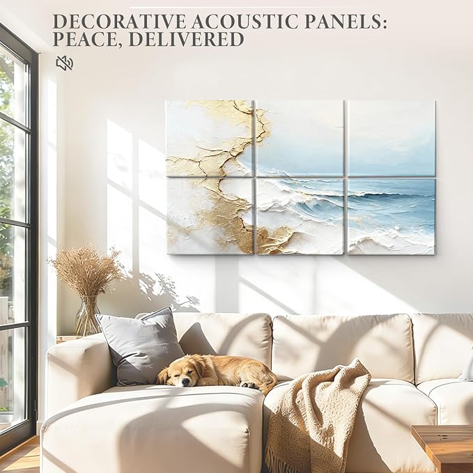JBER Acoustical Wall Panels, 47.2×27 Inches Art Acoustic Panels, Decorative - Image 6