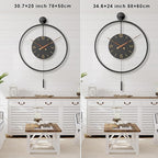 30.7×20 Inch Large Modern Decorative Wall Clocks - Image 3