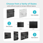 PEGZONE Pegboard Wall Organizer Combination Kit, Overall 33.1"x25.4" Metal - Image 7