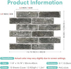 Commomy 3D Peel and Stick Brick, Ultralight Thin PVC Faux Brick Wall Panels - Image 5