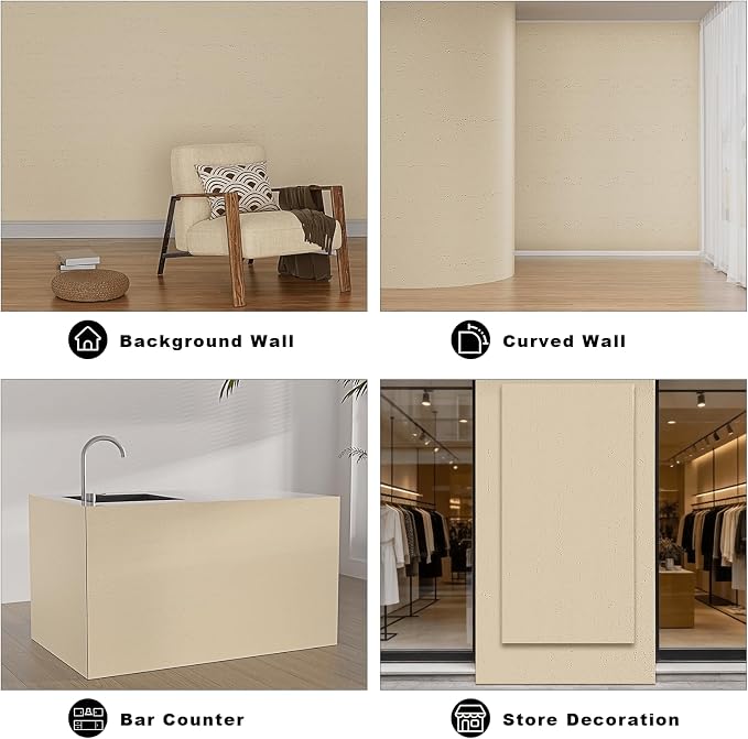 3D Wall Panels - 4PCS 47.2"x23.6" Faux Stone Wall Covering - MCM Modified Clay - Image 4