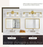 Crystal Bathroom Light Fixtures, Bathroom Lighting Fixtures Over Mirror - Image 3