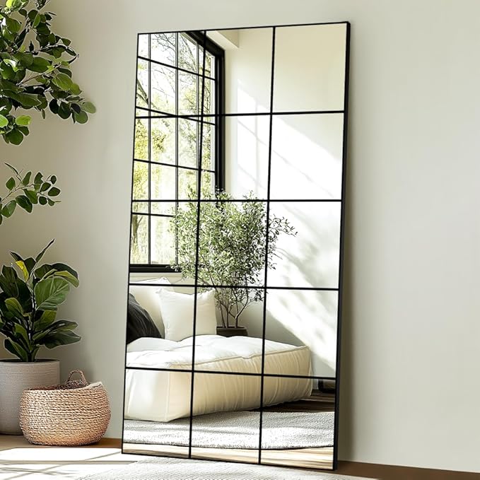 Delma Full Length Mirror, Wall Mounted, Hanging or Leaning by Delma
