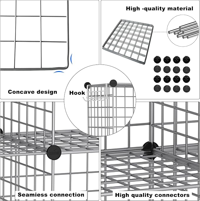C&AHOME Wire Cube Storage, 8 - Image 8