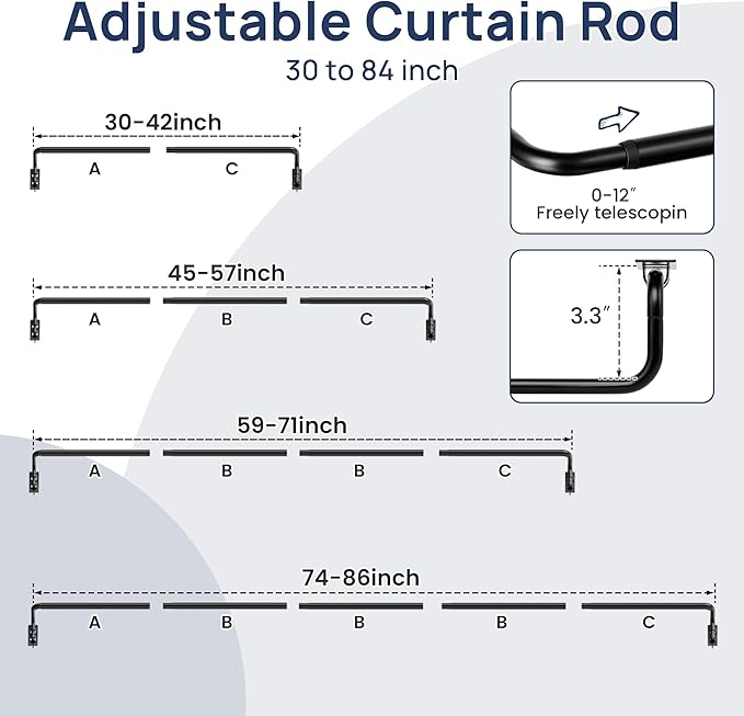 ENJOYBASICS Blackout Curtain rod - Image 5
