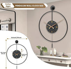 Large Modern Wall Clock, Wall Clocks - Image 2