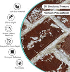 Commomy 3D Peel and Stick Brick Tiles - Image 4