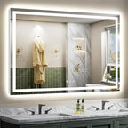 Briivue 68x40 Inch LED Bathroom Mirror by Briivuemodernmirrors