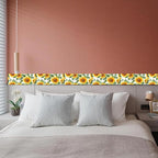HOMETITUTE Wallpaper Border Peel and Stick Wall Border Sunflower Floral - Image 4