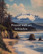 InSimSea Framed Canvas Wall Art, Vintage National Park Art - Image 6