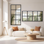 DUMOS Wall Mirror 16" x 32", Metal Framed Wall Mounted Mirror - Image 7