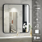 36X36 Inch Black Frame Bathroom - Image 4