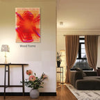 Retro Hippie Trippy Posters Vintage Red 70s 80s Wall Art Trendy Face Eye Canvas - Image 6